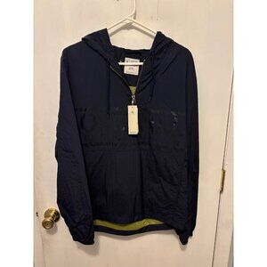NWT Original Penguin Mens Small 1ip Pullover Nylon Hoodie Mesh Lined MSRP $125